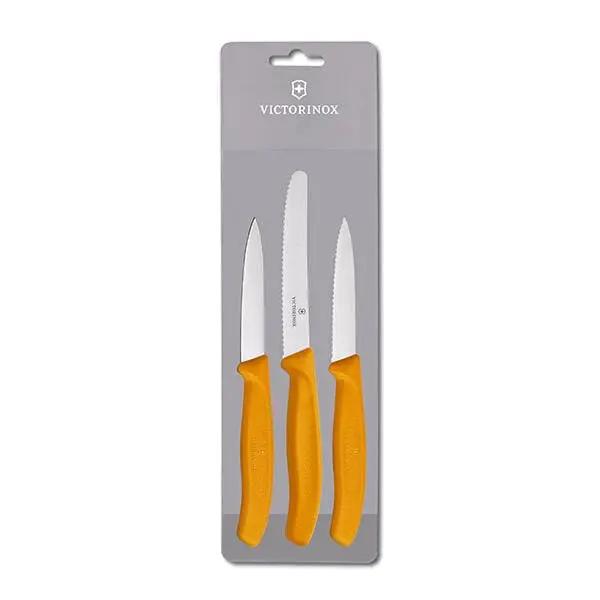 Victorinox Orange Classic Knife Set