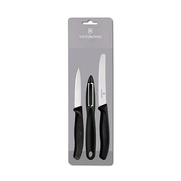Victorinox Black Knife Set