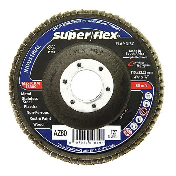 Superflex Industrial Flap Disc (115 x 22mm)
