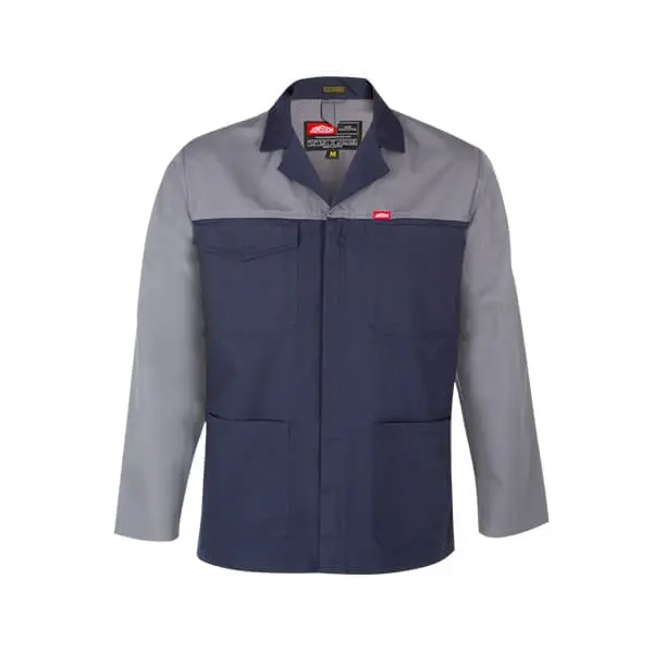 Jonsson Versatex Two Tone Work Jacket - Navy/Grey
