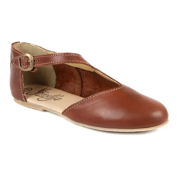 Freestyle Jenna Leather Shoe - Brown