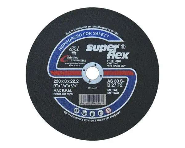Superflex Cutting Disc Steel Flat (230 x 3 x 22)