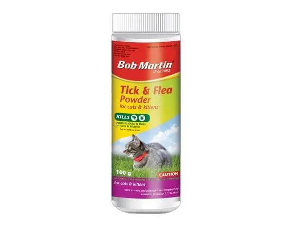 Bob Martin Tick & Flea Powder for Cats (100g)