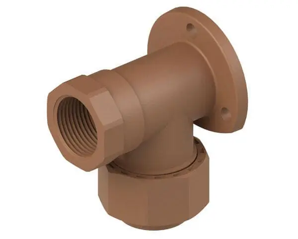 Unitwist Elbow Wallplate C x FI