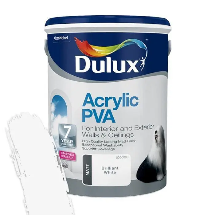 Dulux Acrylic PVA - Brilliant White