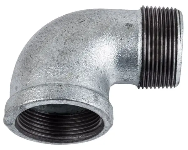 Galvanised Elbow Male/Female