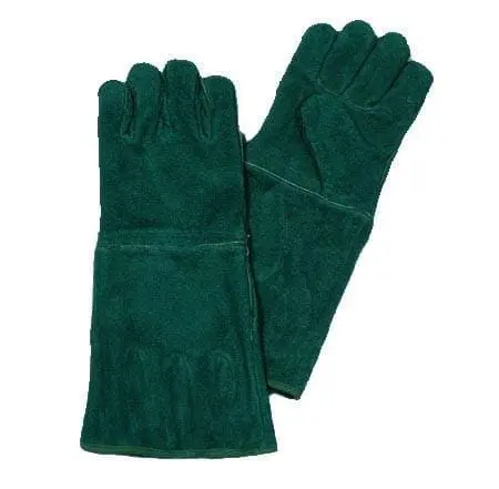 Sheq Safety Green Welding Elbow Gloves