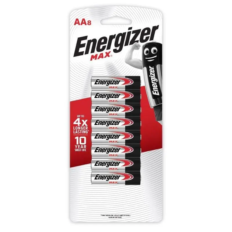 Energizer Battery Max AA (8 Pack)