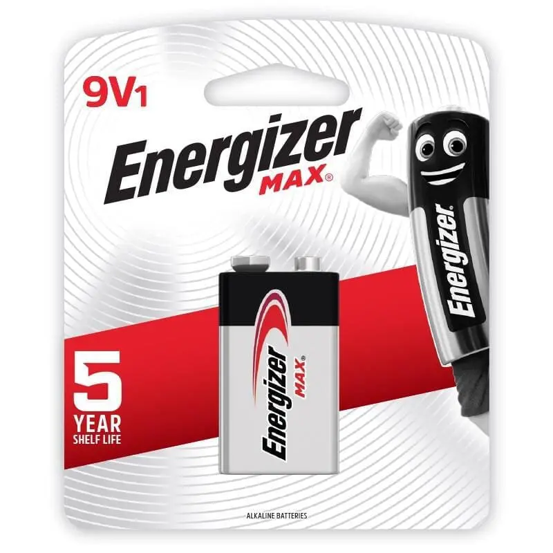 Energizer Max Battery 9V