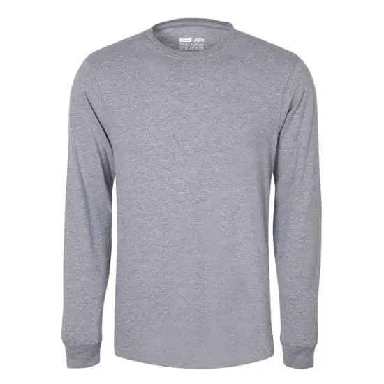 Jonsson MÃ©lange Long Sleeve Tee Shirt - Grey