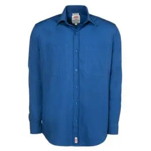 Jonsson Stretch Long Sleeve Shirt - Airforce Blue