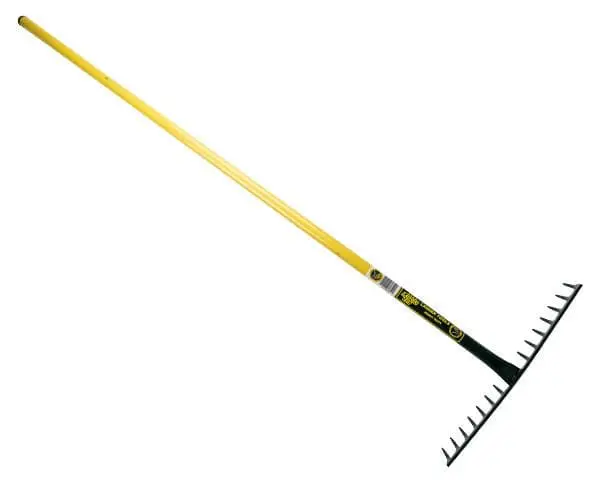 Steel Garden Rake Heavy Duty 16 Teeth (Lasher)