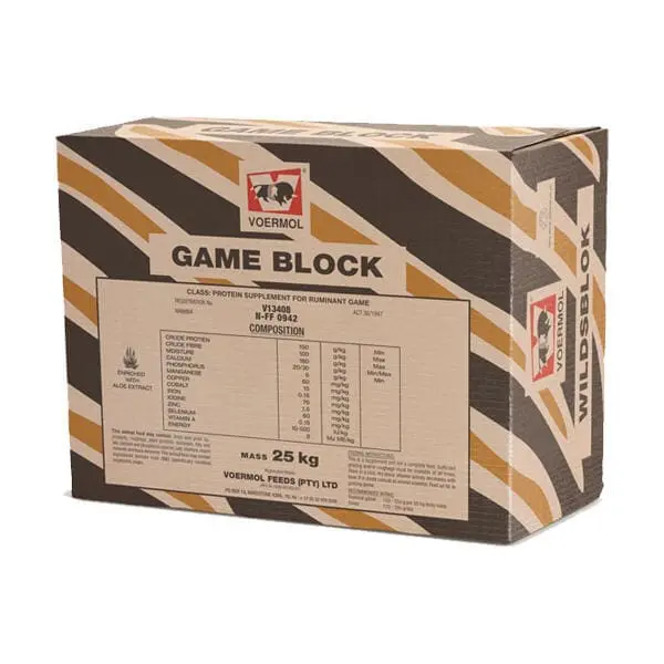 Voermol Game Block + Aloe (25kg)