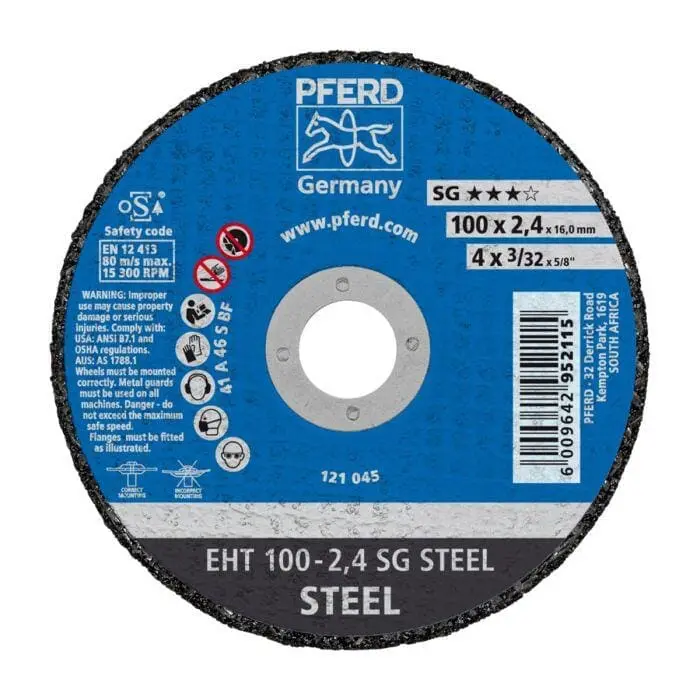 Pferd Cutting Disc Steel SG Flat 100mm