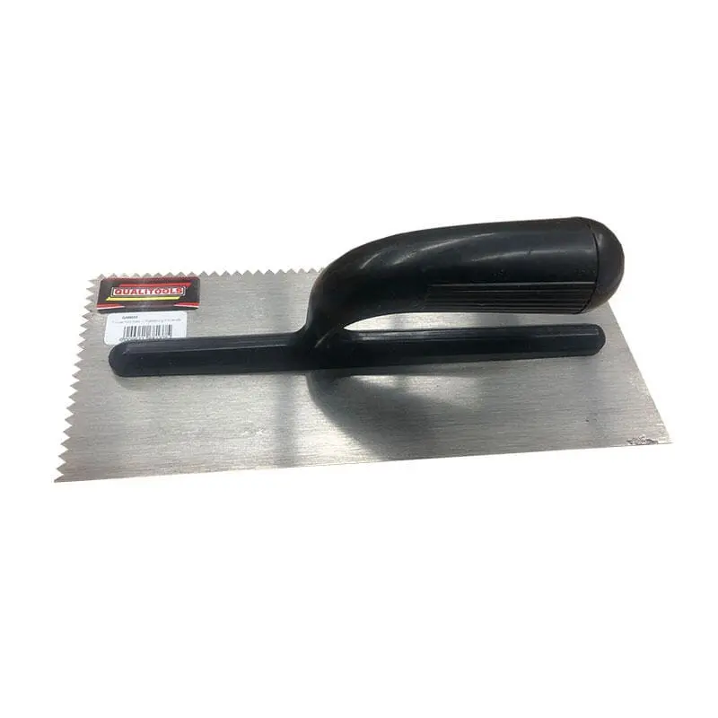 Qualitools Notched V Plastering Trowel