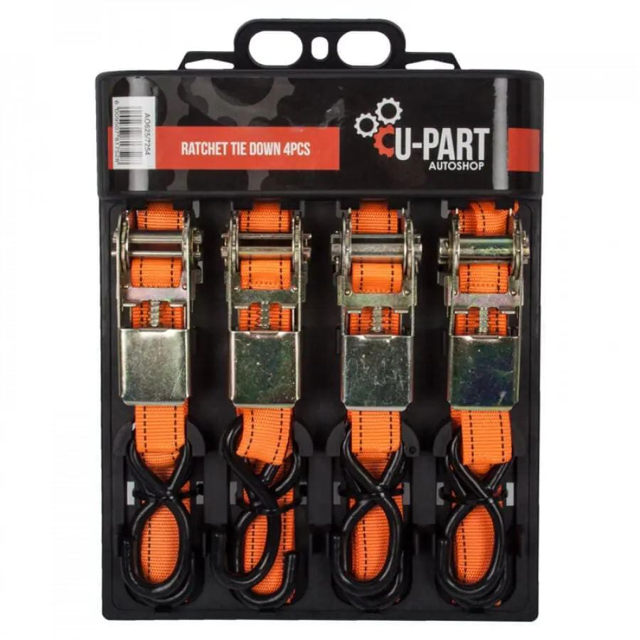 Ratchet Tie Down Set (4 Piece)