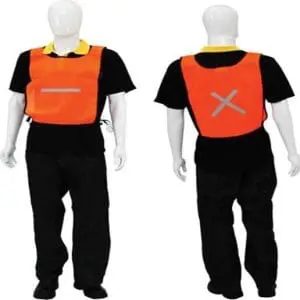 Reflective Bib_Maxi_Solid Orange (Sheq Safety)