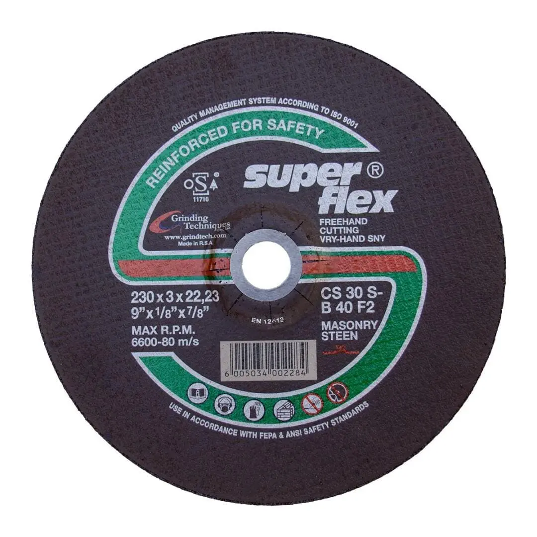 Superflex Cutting Disc Dome Masonry