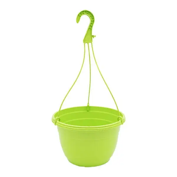 Teku Hanging Bowl & Hanger _ Green | 20cm