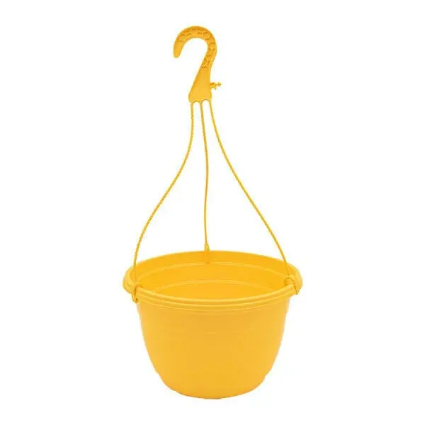 Teku Hanging Bowl & Hanger _ Yellow | 20cm