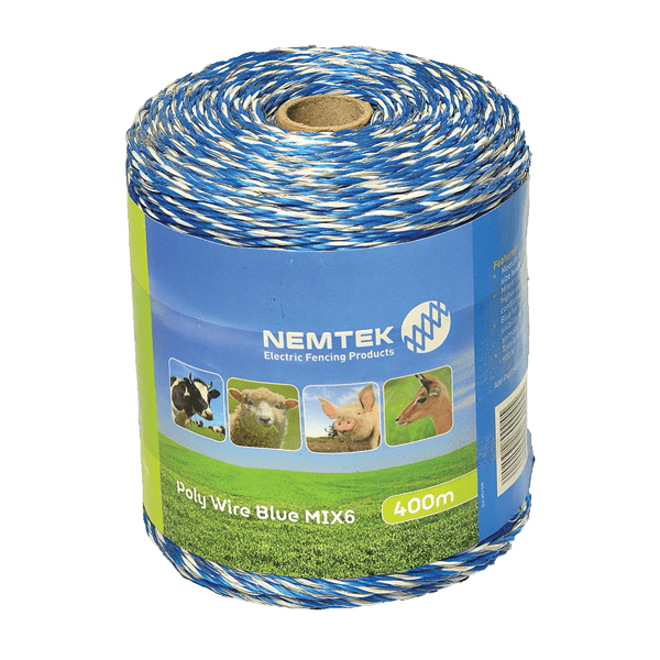 Poly Wire Blue Mix6