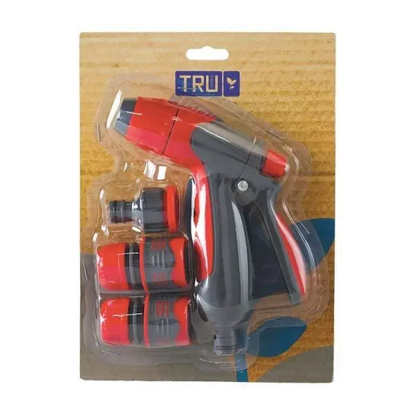TRU GARDEN 15MM HOSE NOZ SET PREM