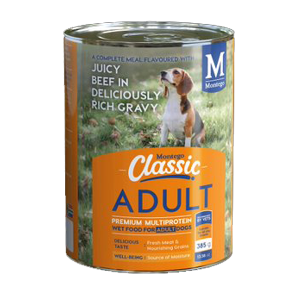 Montego Classic - Wet Dog Food Adult - Beef (385g)