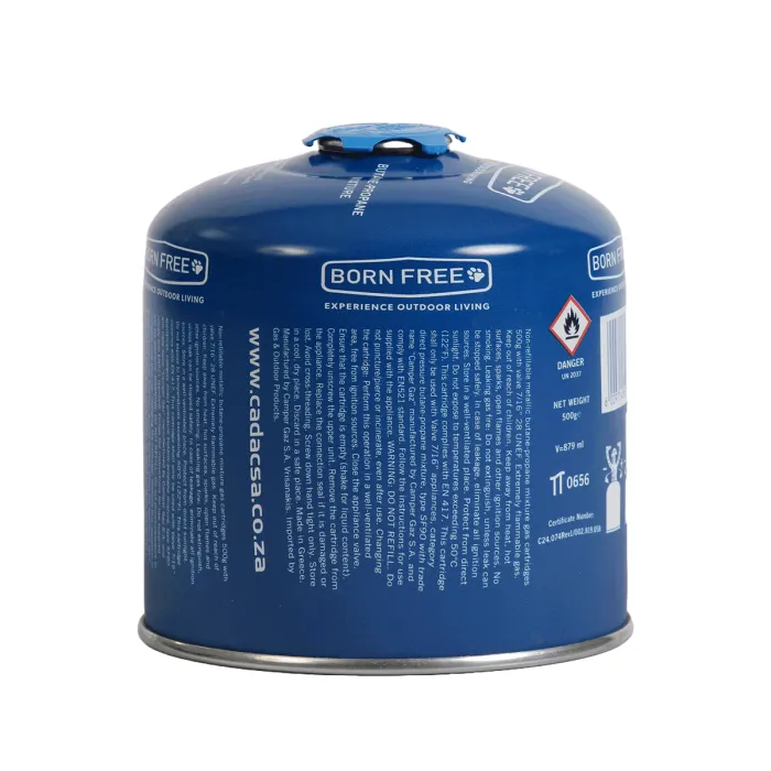 Cadac Born Free 500g Resealable Gas Cartridge