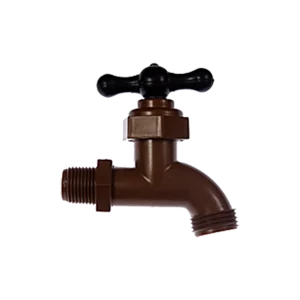 Solvent ABS Plastic Tap Brown