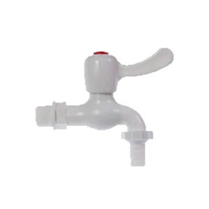 Solvent Container Screwed Male Tap White